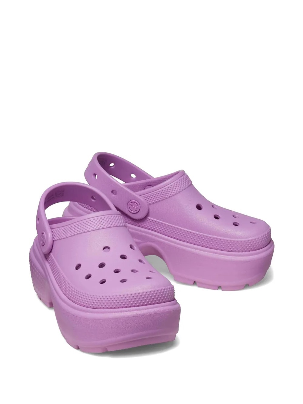 CROCS Platform Stomp Clogs in Purple